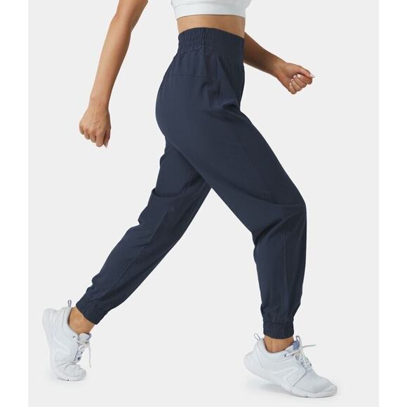 HALARA Navy High-Waist Track Joggers - Picture 3 of 13